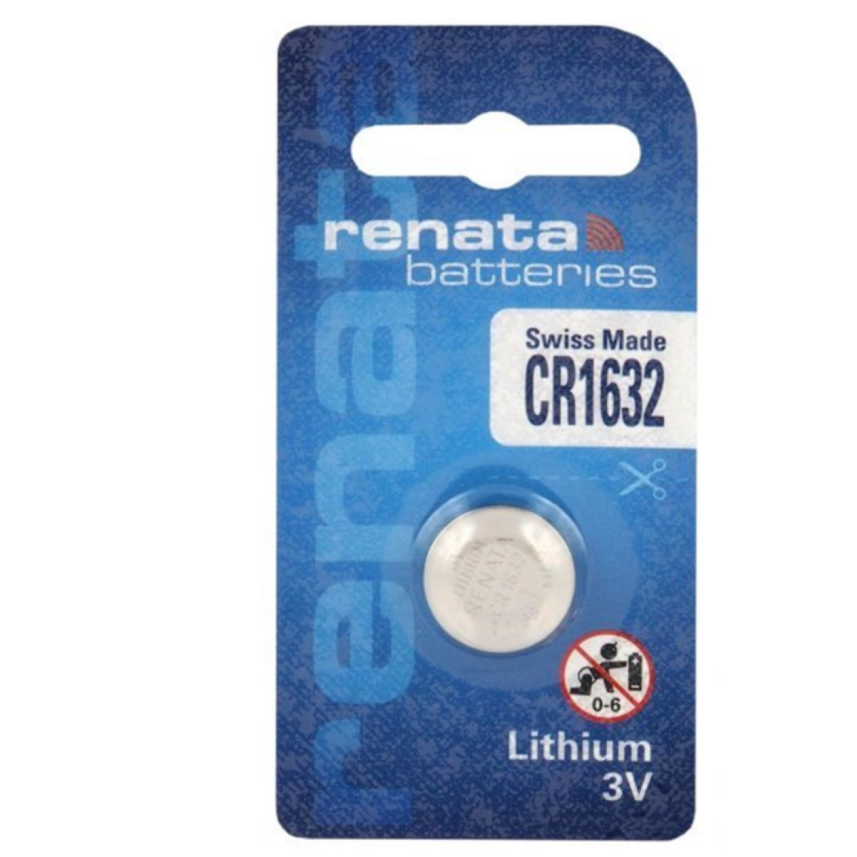 Renata CR1632 Lithium Watch Batteries, Pack of 10 – Coin Cells