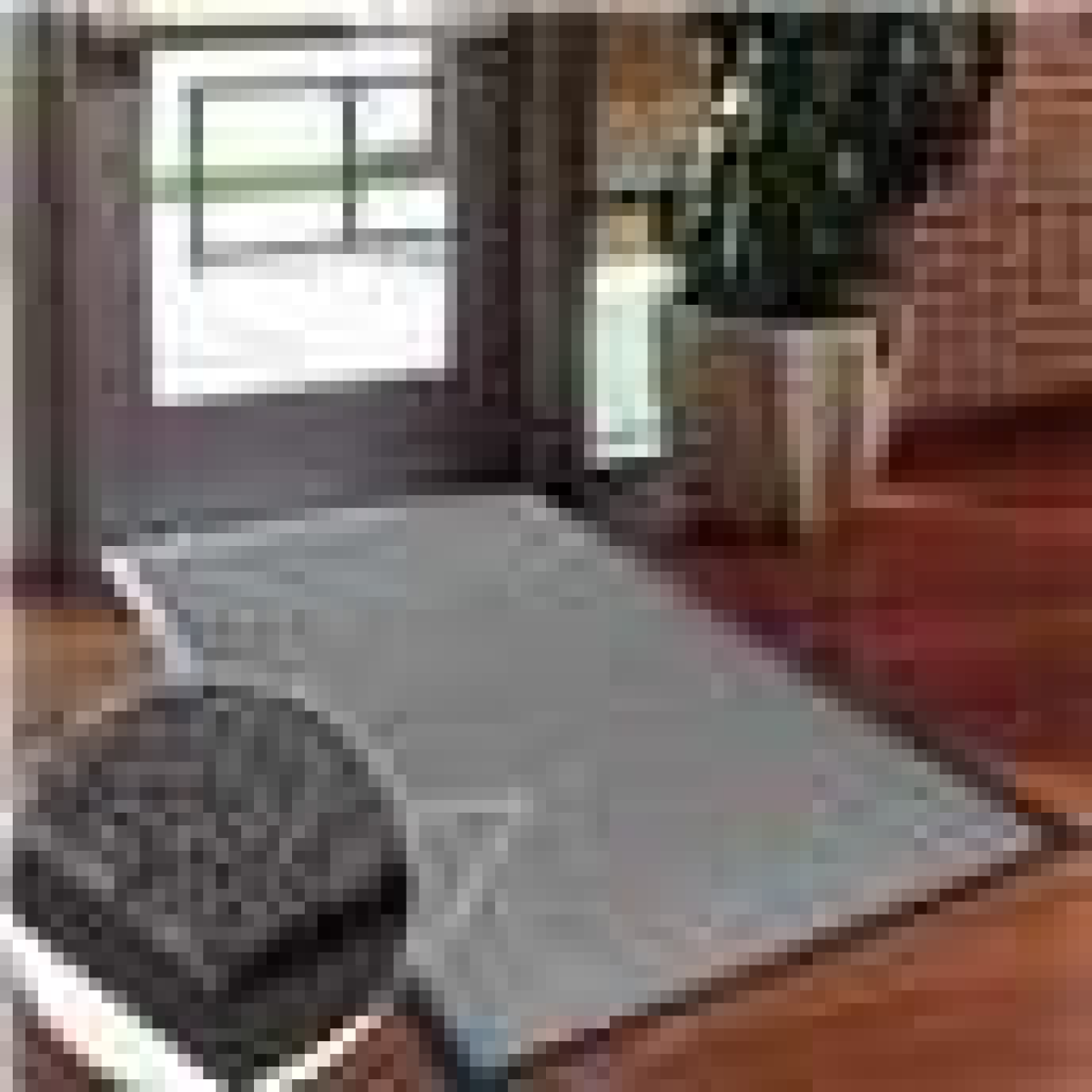 Heavy Duty Grey Barrier Mat 90 x 120cm with PVC Edge & Backing – Non-Slip Mat for Hard Floors
