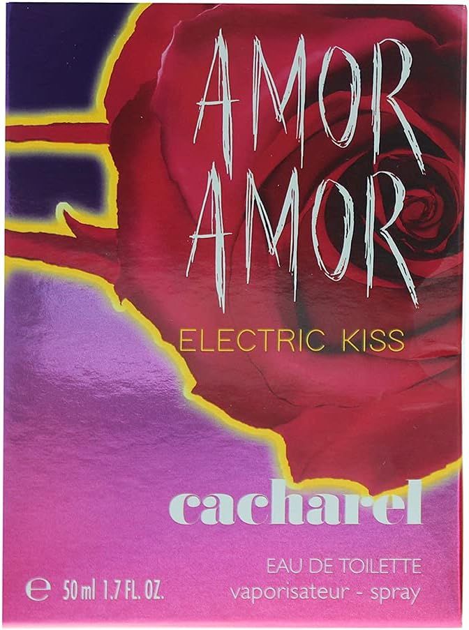 Cacharel Amor Amor Electric Kiss Eau de Toilette Spray 50ml β Floral, Fresh & Citrus Fragrance for Women