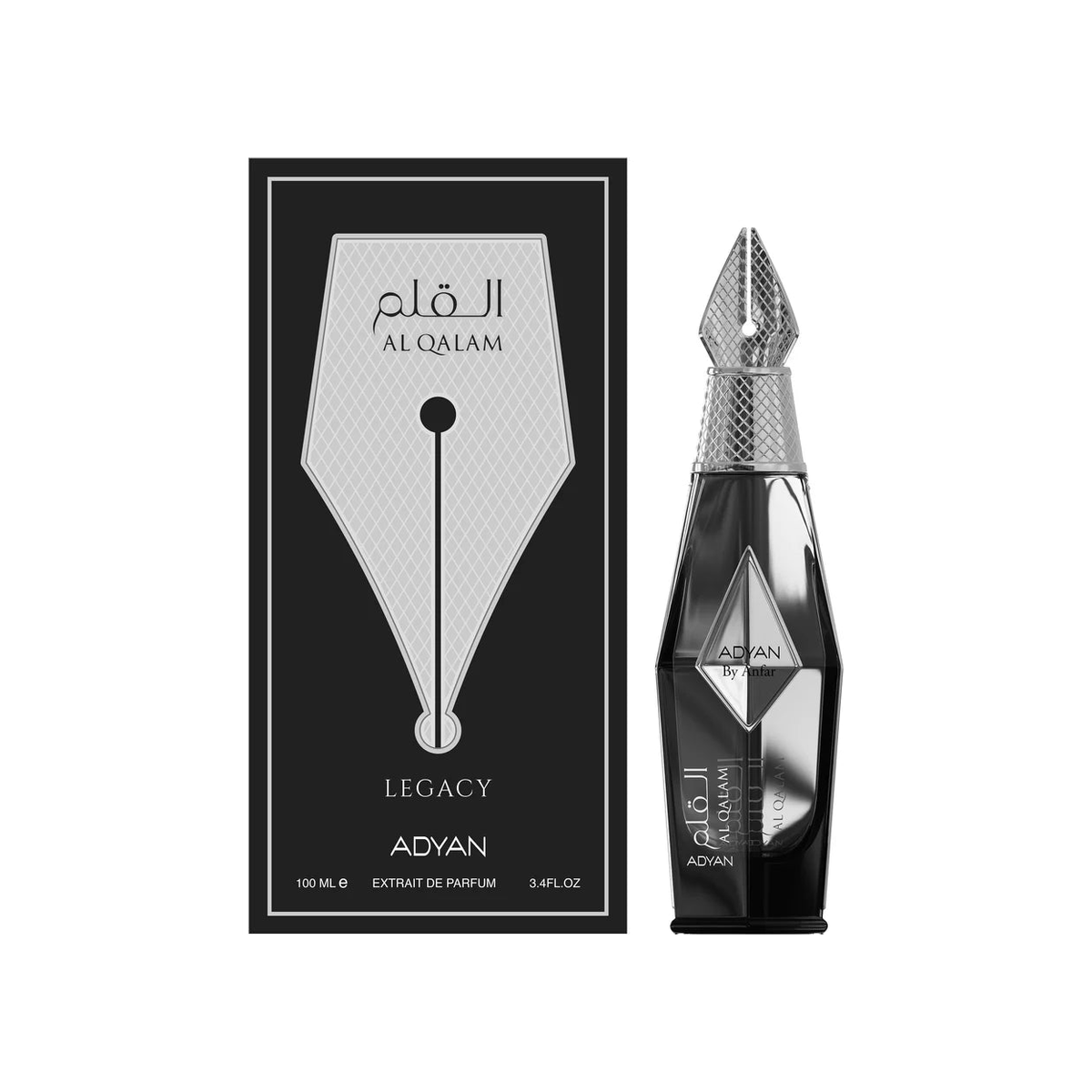 Adyan Al Qalam Legacy - Extrait de Parfum 100ml – Fresh & Citrus, Gourmand Fragrance, Unisex