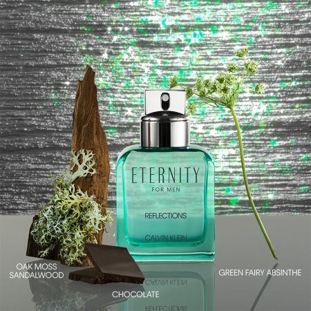 Calvin Klein Eternity for Men Reflections Eau de Toilette Spray 100ml β Fresh & Citrus, Aquatic Fragrance for Men