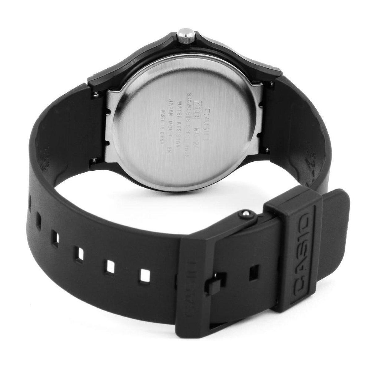 Casio Men's Classic Watch MQ-24-7BLL – White Dial, Black Resin Strap