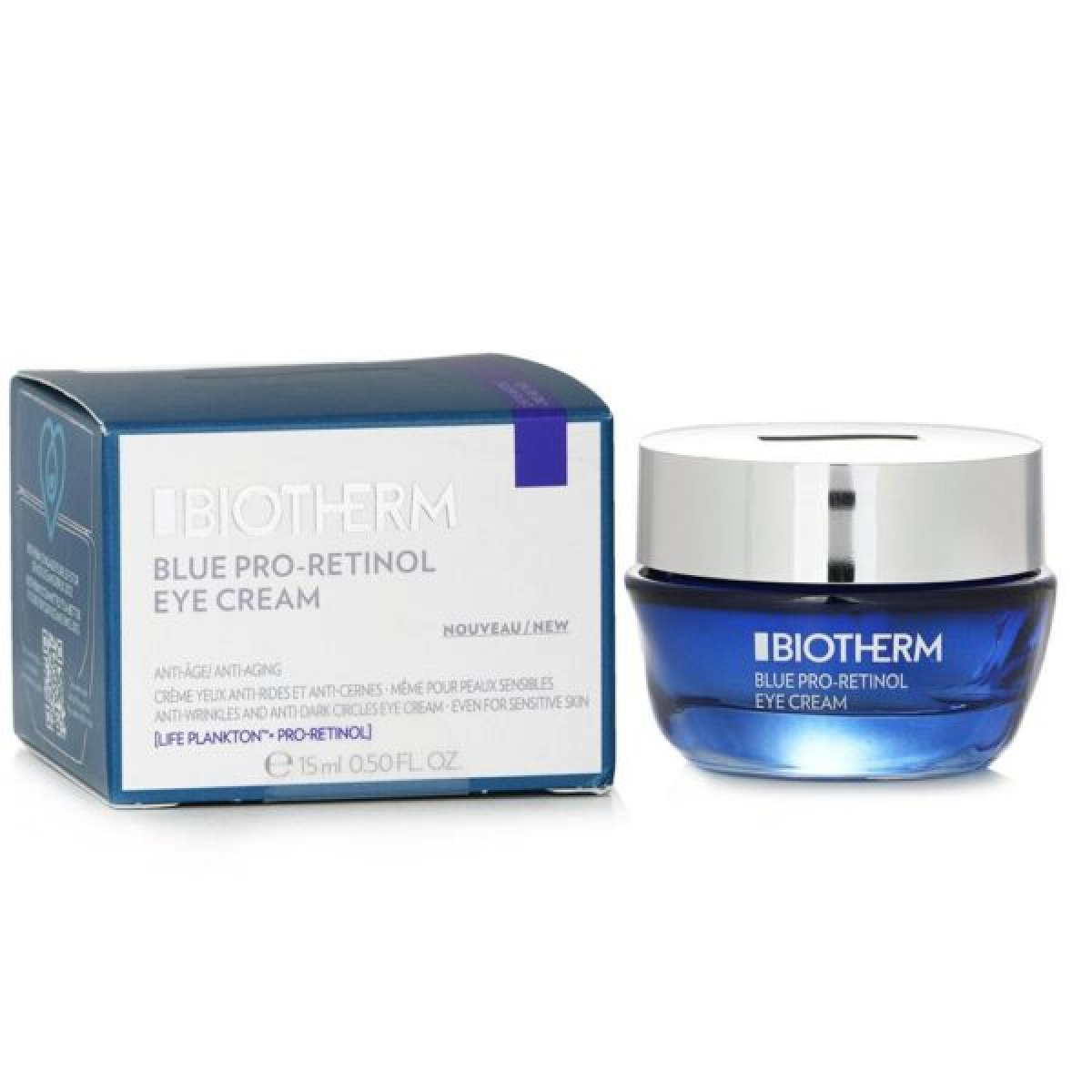 Biotherm Blue Therapy Pro-Retinol Eye Cream 15ml – Smoothing, Brightening Eye Contour Treatment