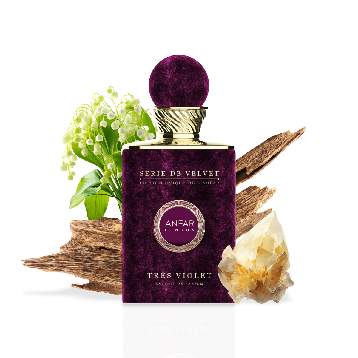 Tres Violet Pour Femme Extrait de Parfum 100ml β Floral, Fresh & Citrus Fragrance for Women