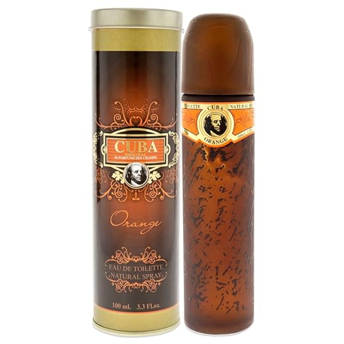 Cuba Classic Orange Eau de Toilette Spray 100ml – Fresh & Citrus, Aromatic Fragrance, Unisex