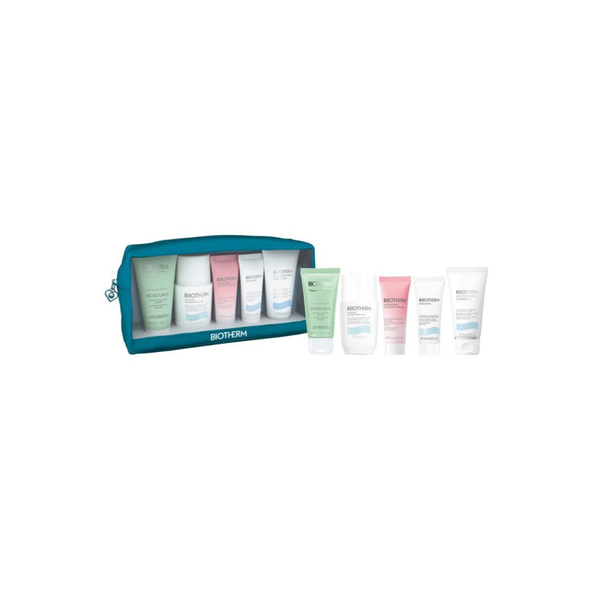Biotherm Aquasource Skincare Set with Cleanser, Body Lotion, Hand Cream, Nutri Cream & Deodorant – Women's Gift Set