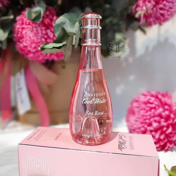 Davidoff Cool Water Sea Rose Eau de Toilette Spray 100ml – Floral Aquatic Women's Fragrance