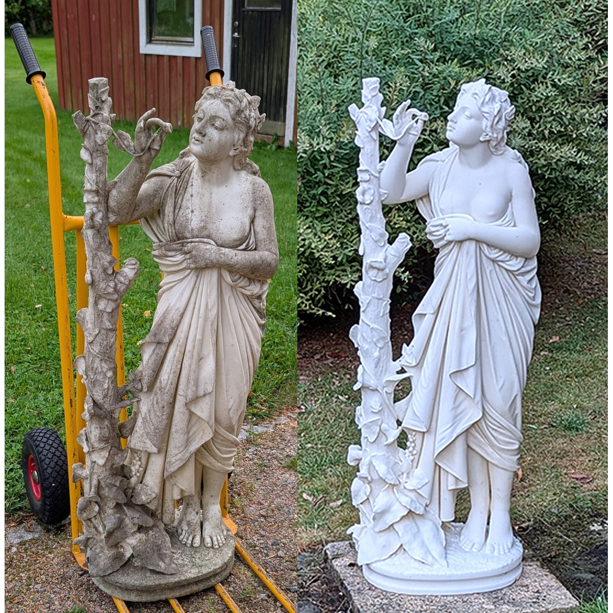 Stone King Ornaments and Gravestone Cleaner – Biodegradable Spray-On Cleaner for Statues and Memorials