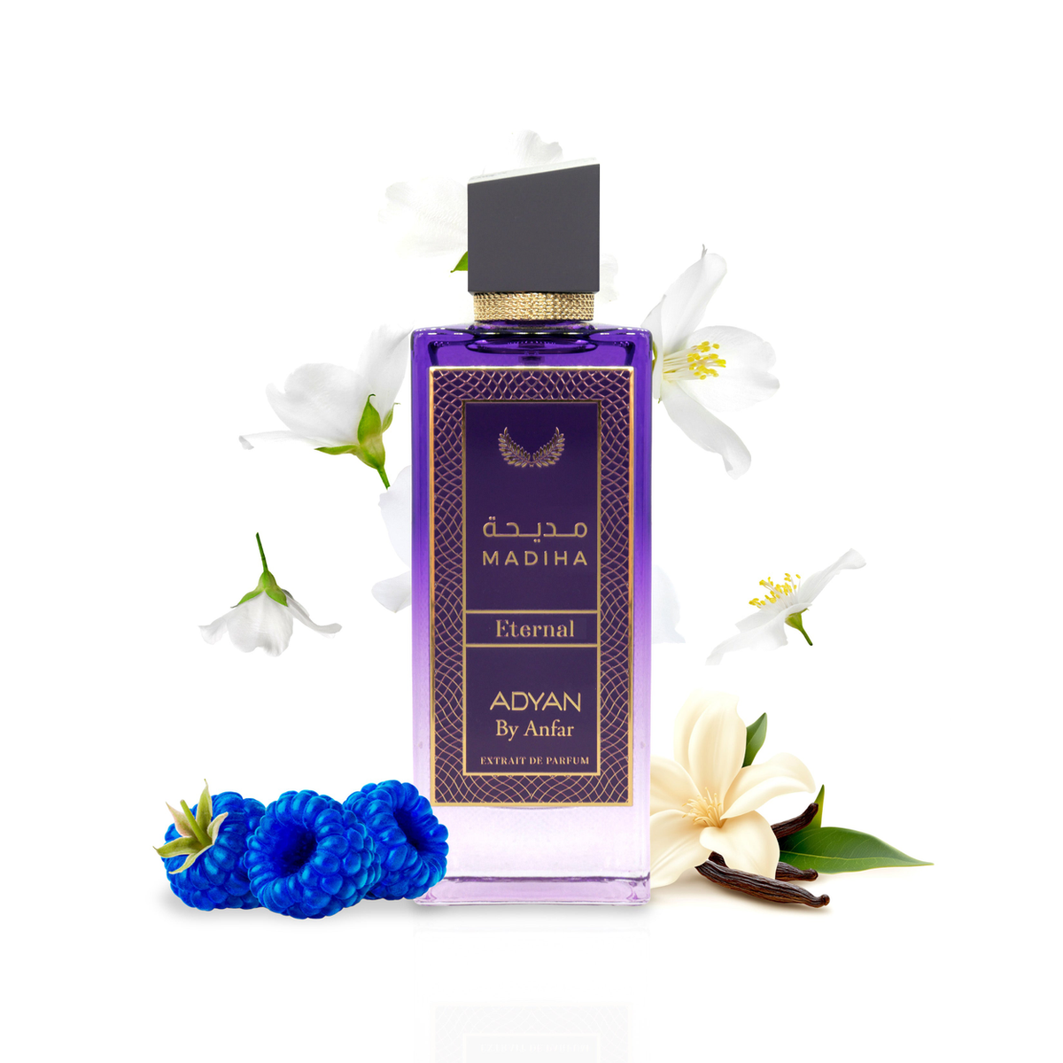 Adyan Madiha Eternal Fragrance 100ml – Fruity, Leather and Musk with White Rose and Vanilla