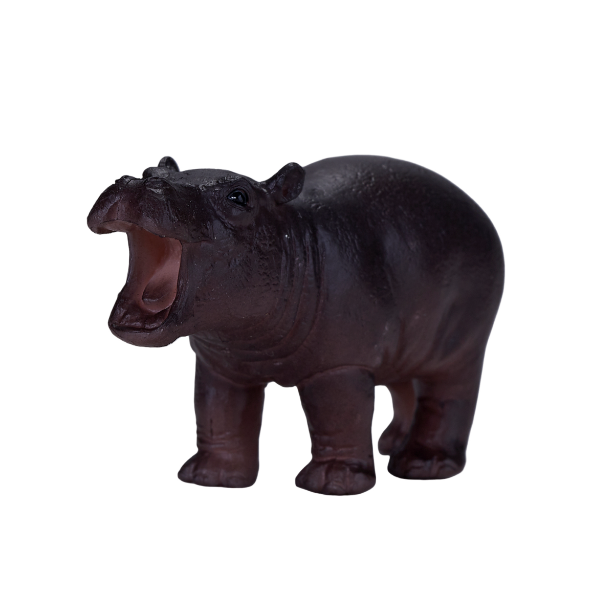 MojoFun Baby Hippo Toy Figurine – Realistic Wildlife Model