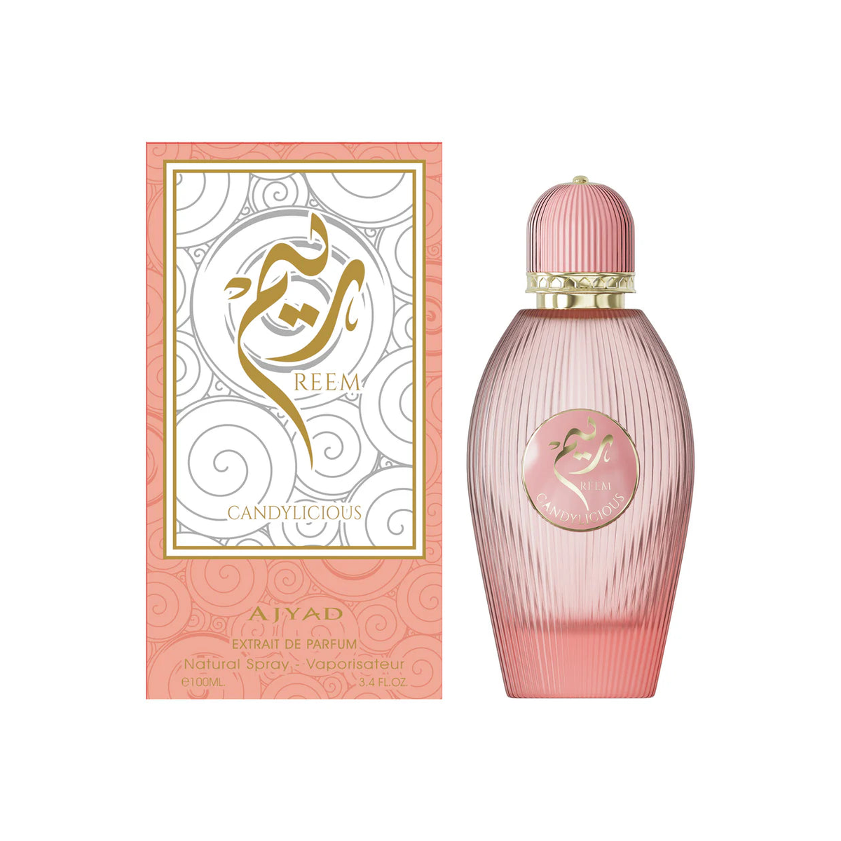 Ajyad REEM Candylicious - Extrait de Parfum 100ml – Gourmand, Aromatic Fragrance for Women