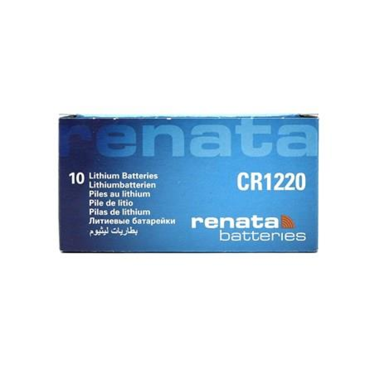 Renata CR1220 Lithium Watch Battery – Single Button Cell for Watches and Small Electronics