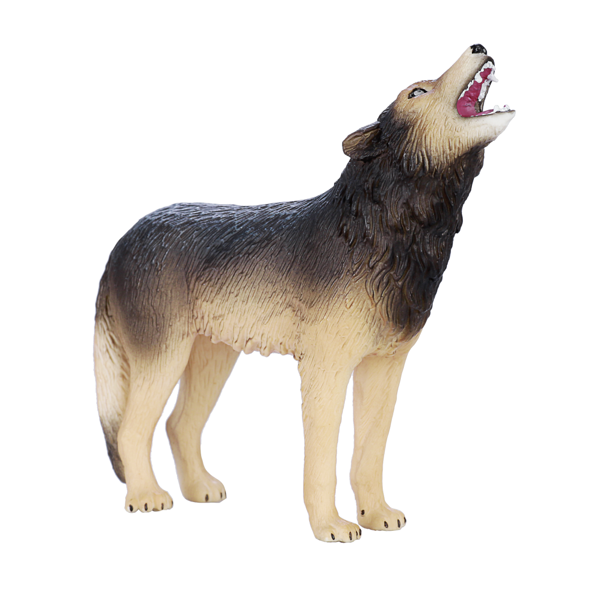Mojo Timber Wolf Howling Figurine – Realistic Wildlife Toy