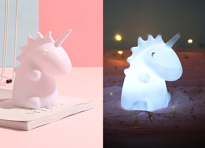 Unicorn Colourful Night Light for Kids – Gentle Multi-Colour Bedroom Lamp