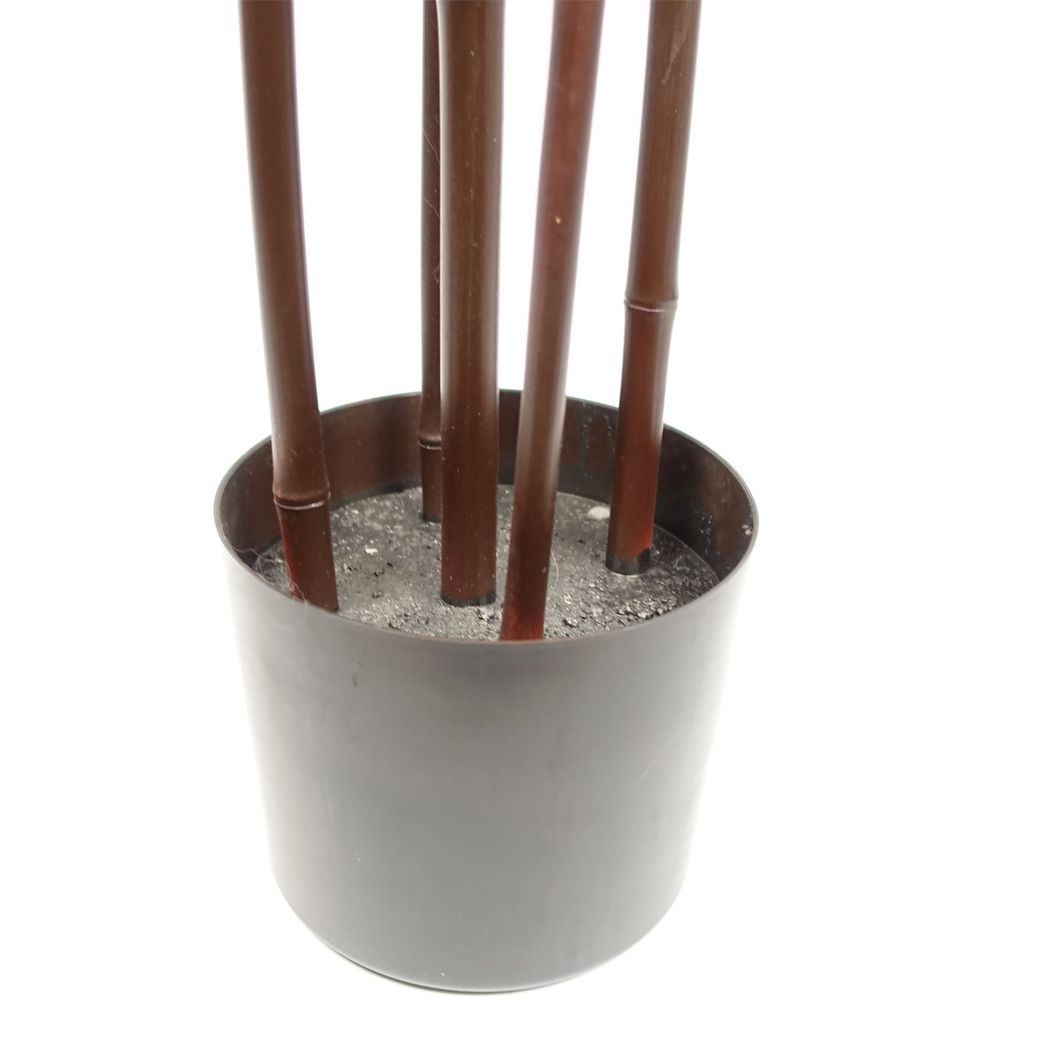 Artificial Bamboo Plant, 180cm with 1140 Red & Green Silk Leaves – Tall Indoor Display Tree