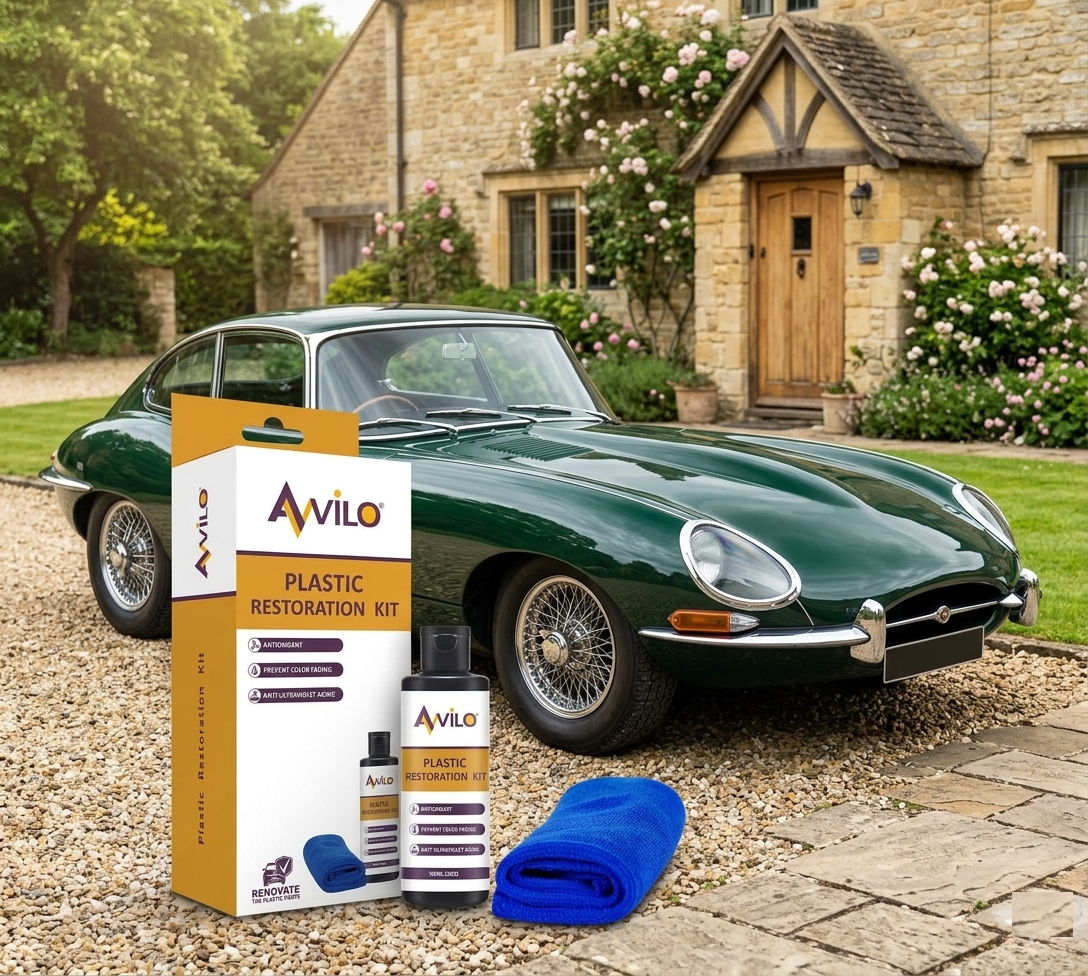 Avilo Plastic Restoration Kit – Restore a Smooth, Shiny Finish to Dull Vehicle Plastic Parts