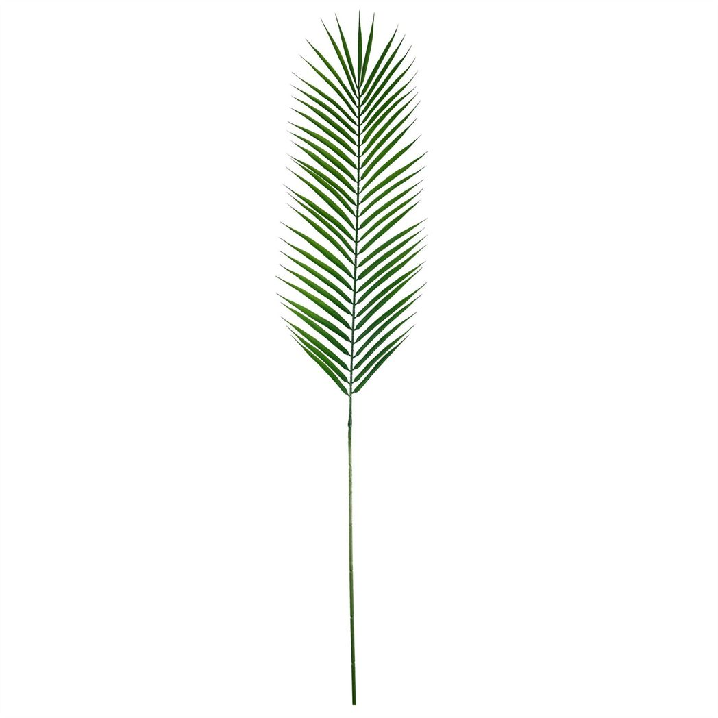 Leaf Design 100cm Realistic Artificial Palm Leaf – Wired Shapeable Stem for Arrangements