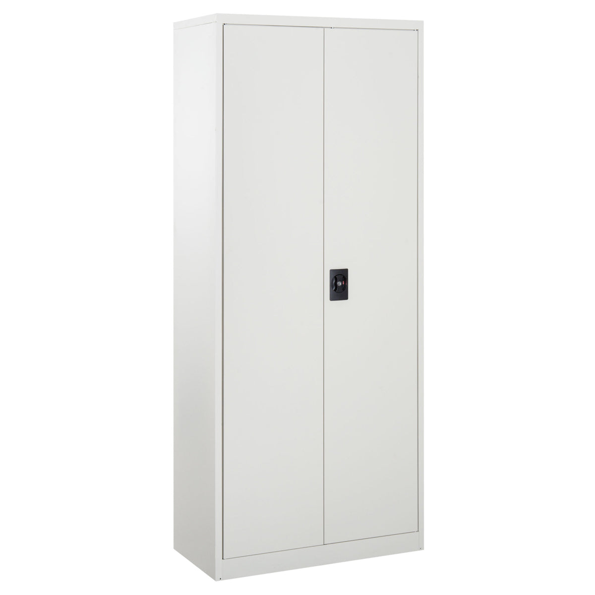 Vinsetto Lockable Metal Filing Cabinet with 2 Doors & 4 Adjustable Shelves – Tall 175cm Office Storage