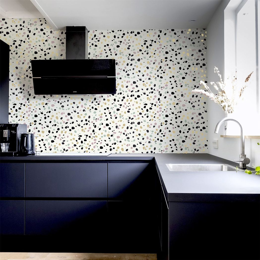 Arthouse Dalmatian Pastel Multi Animal Print Wallpaper – Fun Feature Wall for Kids Rooms, Hallways & Bedrooms