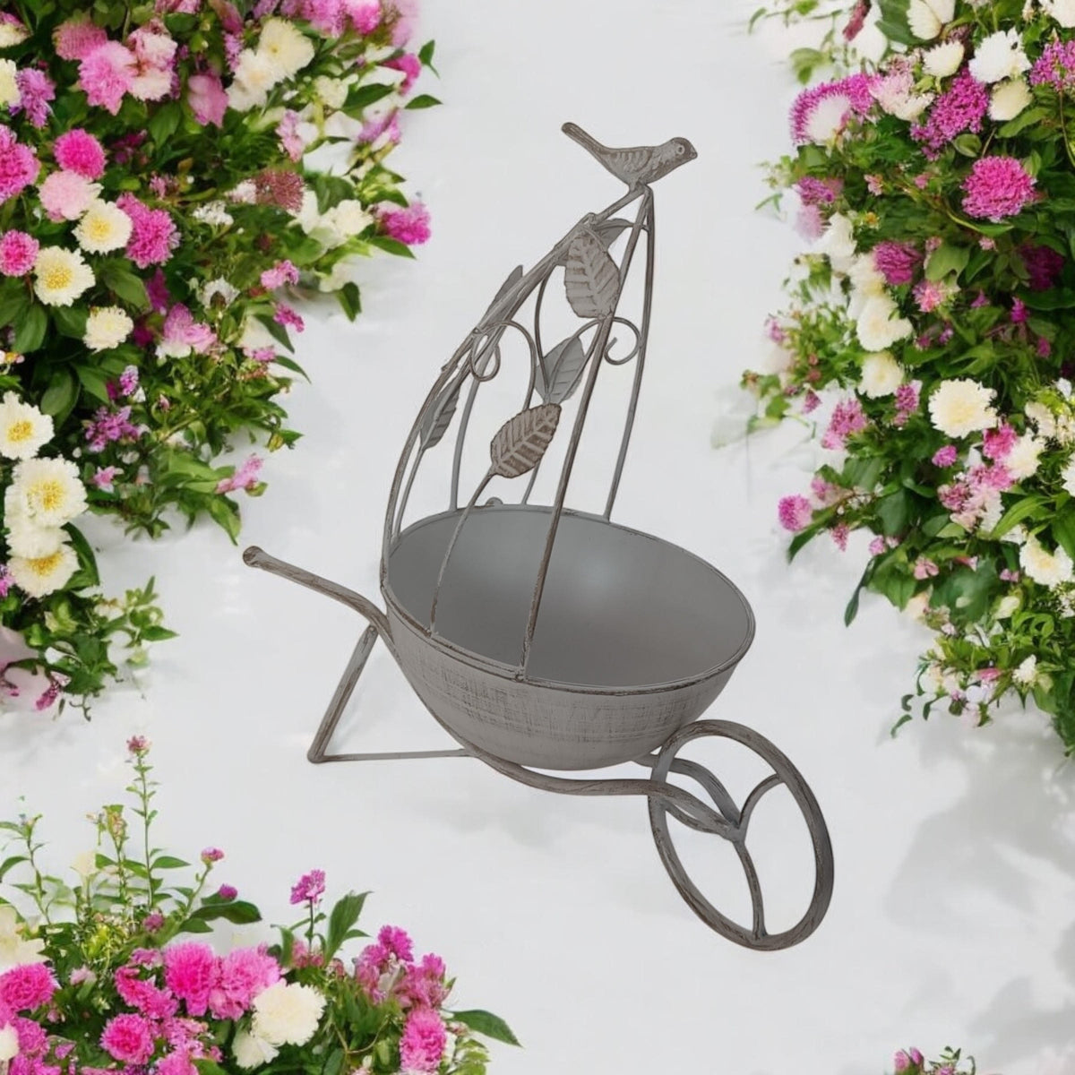 36cm Rust-Resistant Metal Garden Planter