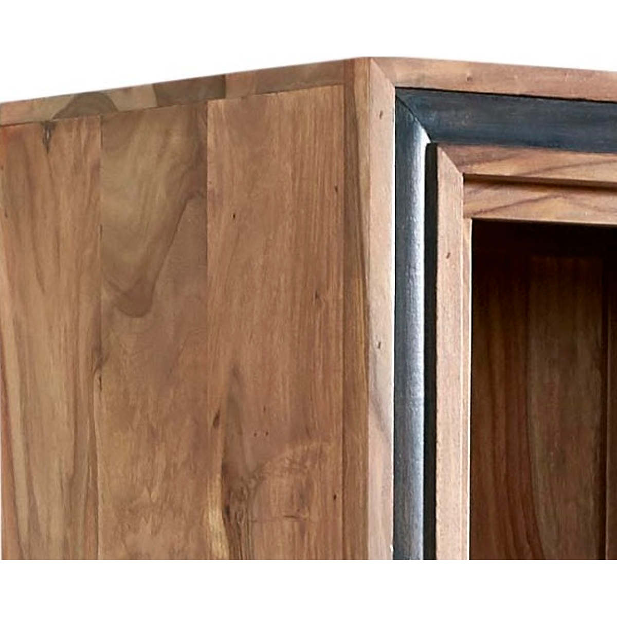 Jodhpur Slim Bookcase in Solid Grade A Sheesham Wood – Space-Saving Hallway & Study Shelving, Fully Assembled