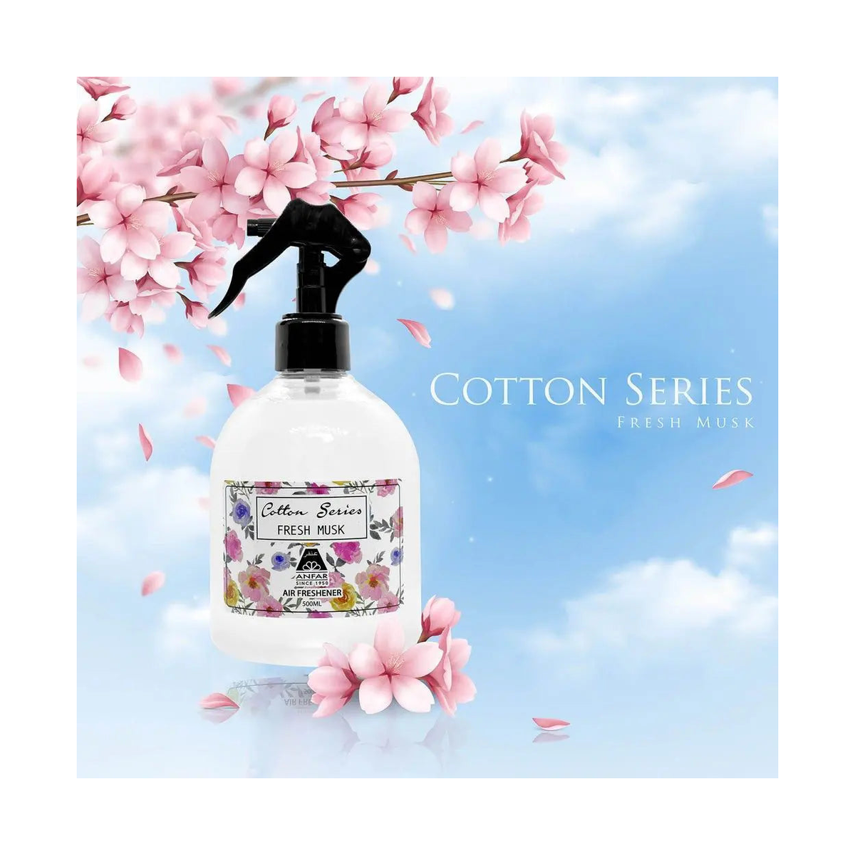 London Musk Fresh Musk Air Freshener Spray – Floral Room Fragrance with Rose, Jasmine & Lily of the Valley