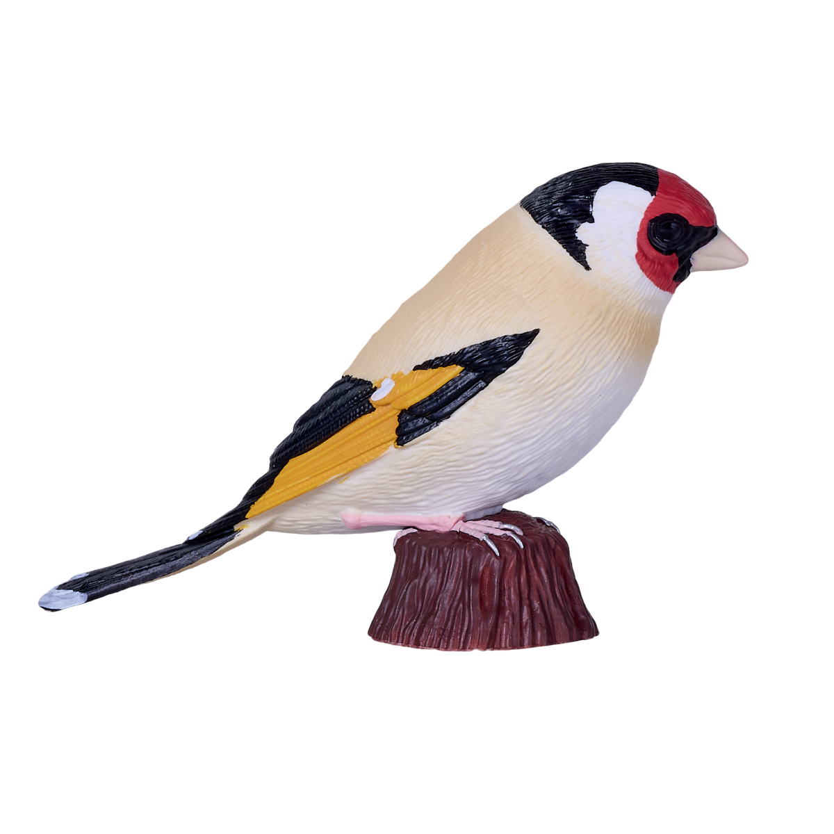 Mojo European Goldfinch Figurine – Hand-Painted Bird Model, Enthusiast Collection