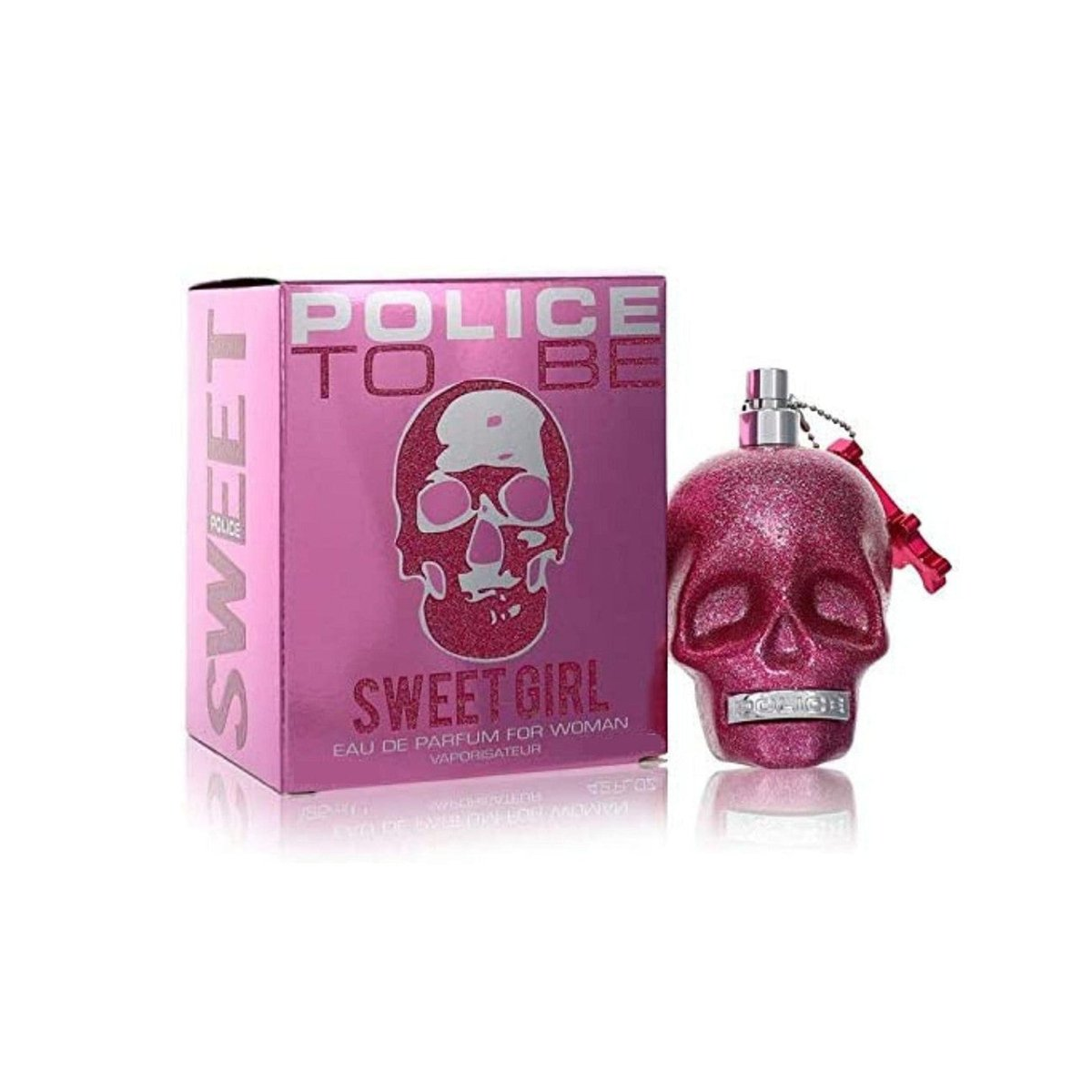 Police To Be Sweet Girl Eau de Parfum 75ml – Fruity, Floral & Gourmand Women's Fragrance with Skull Bottle