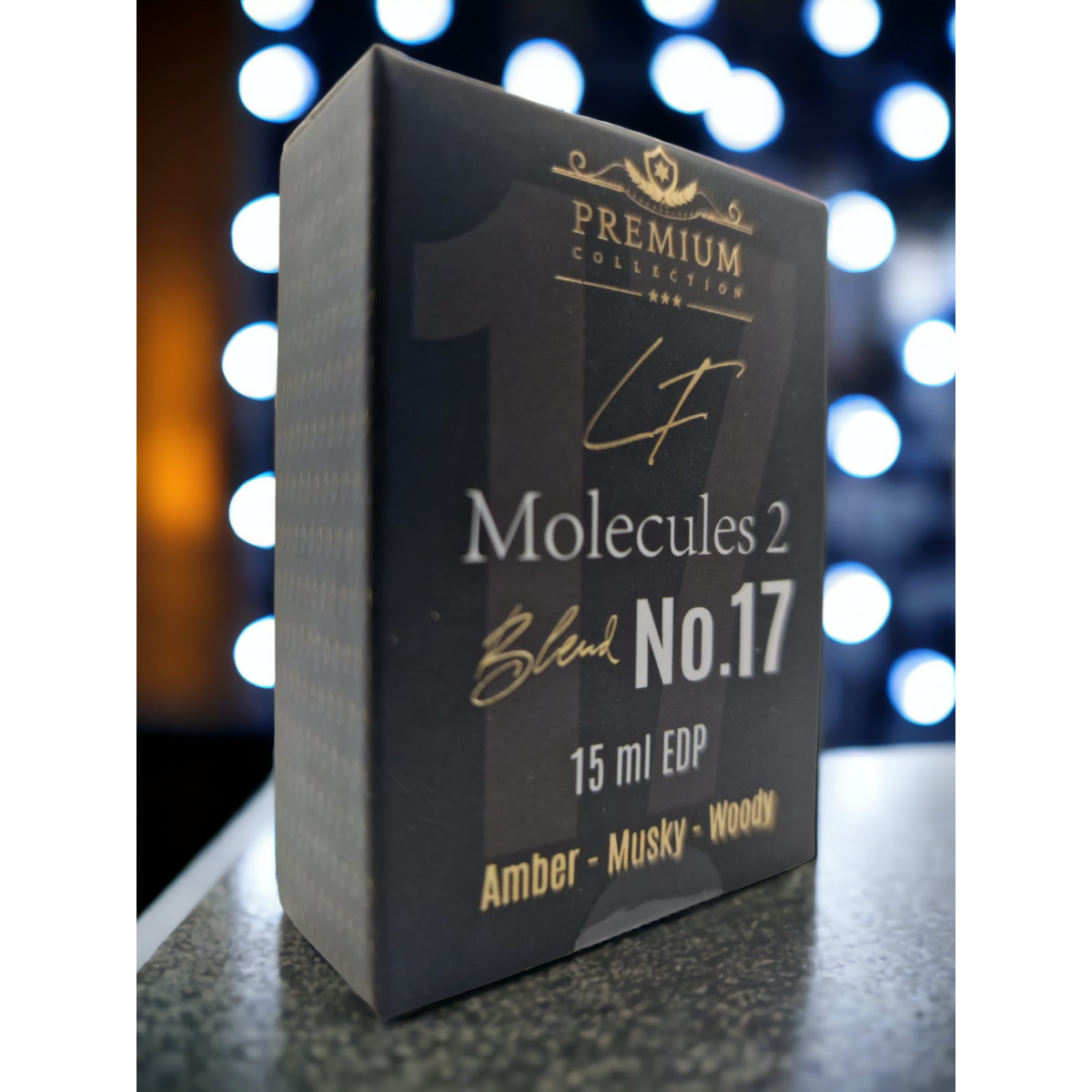 Livfragrance Blend No.17 Molecules 2 Eau de Parfum Oil-Based Clean Ambroxan & Musk Travel Fragrance 15ml – Musky, Amber & Oriental Fragrance, Unisex
