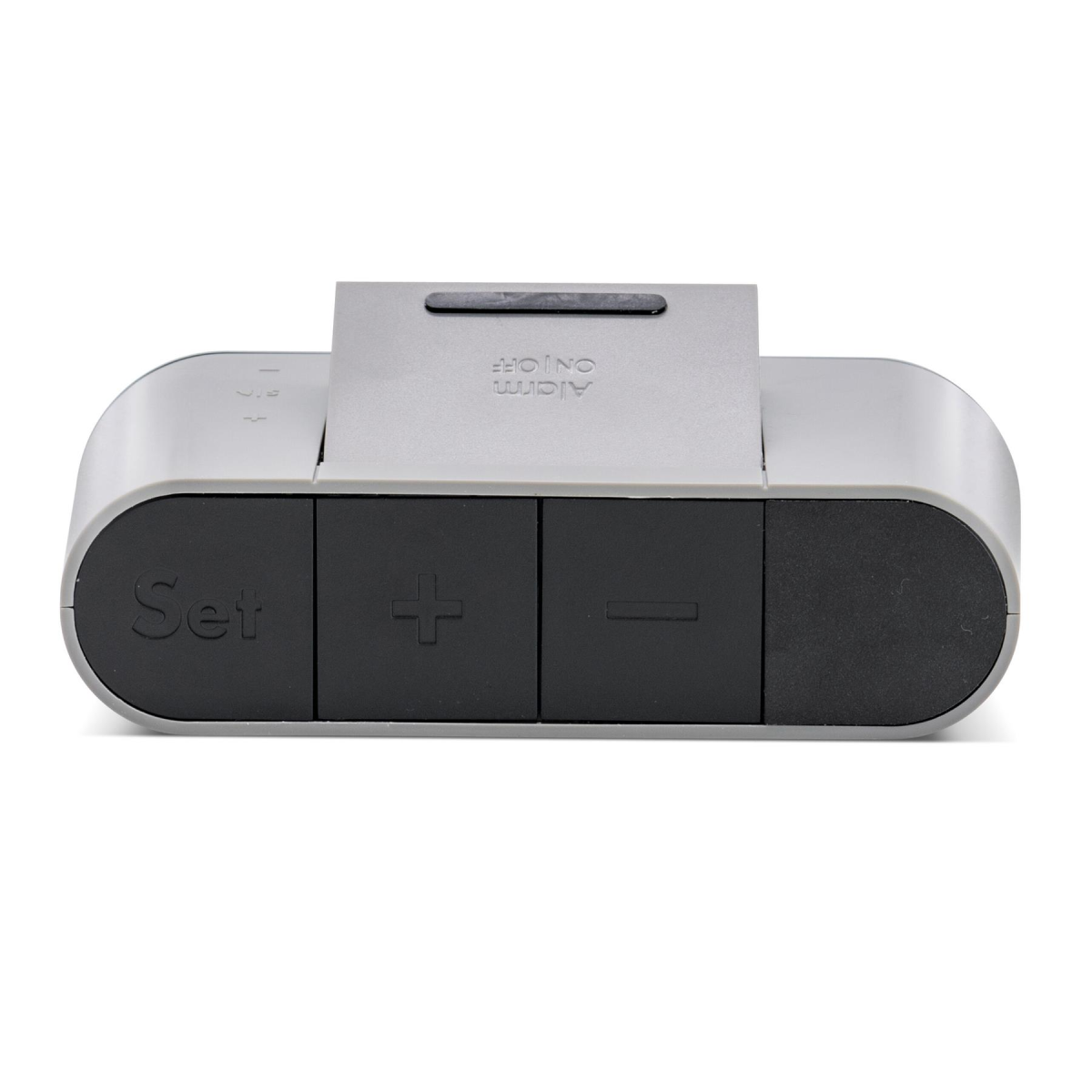 Acctim Kian Reverse Digital Alarm Clock with Pop Up Alarm Display & Multifunction LCD – Matt Grey, 16109