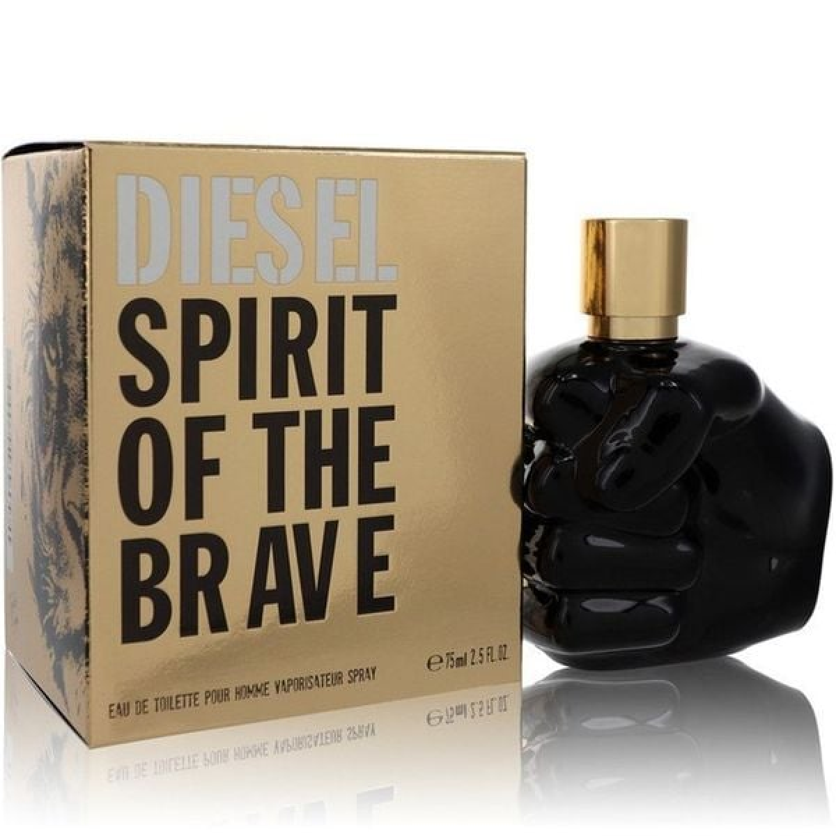 Diesel Spirit of the Brave Eau de Toilette Spray 75ml β Woody, Fresh & Citrus Fragrance for Men