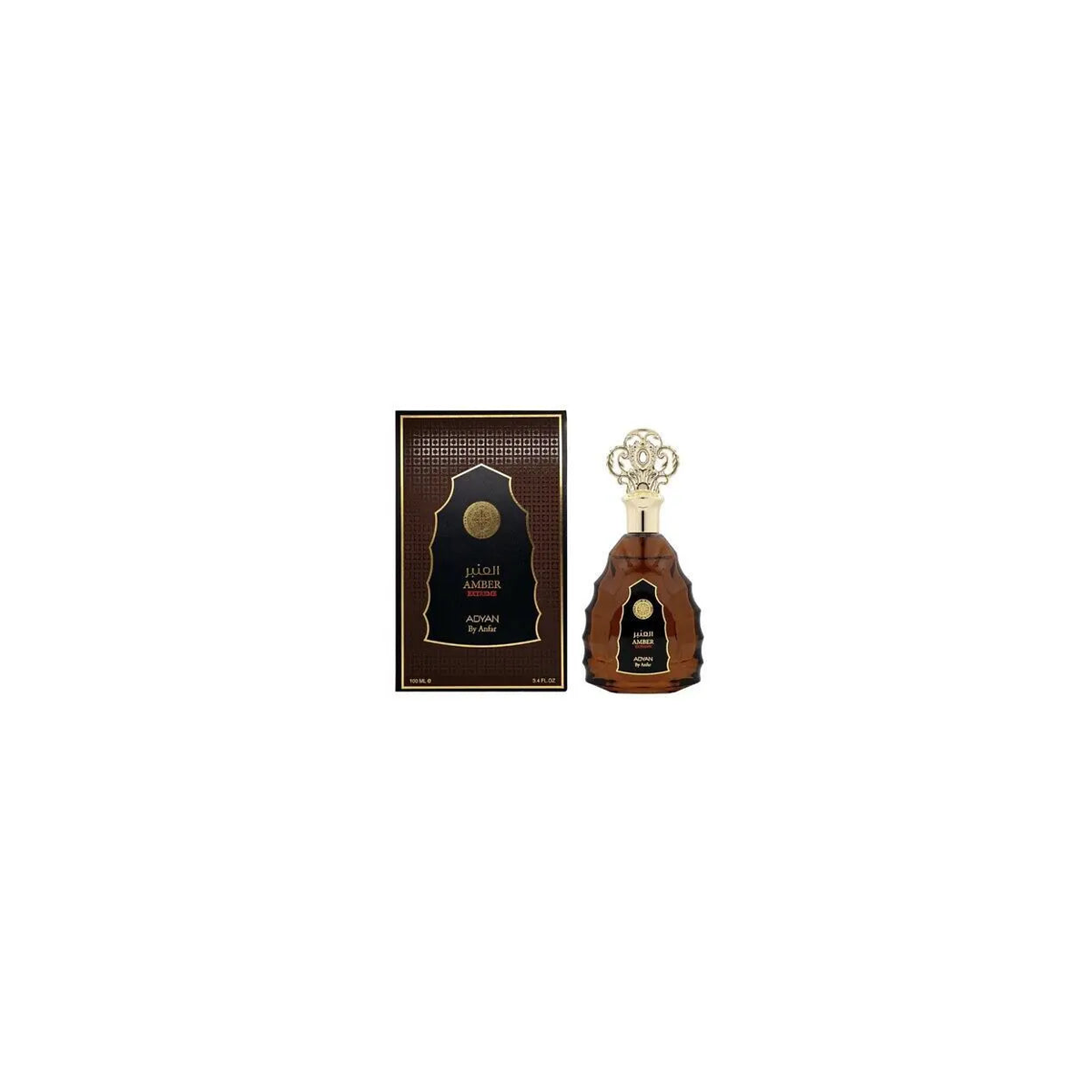 Amber Extreme Eau de Parfum 100ml – Amber & Oriental, Fresh & Citrus Fragrance, Unisex