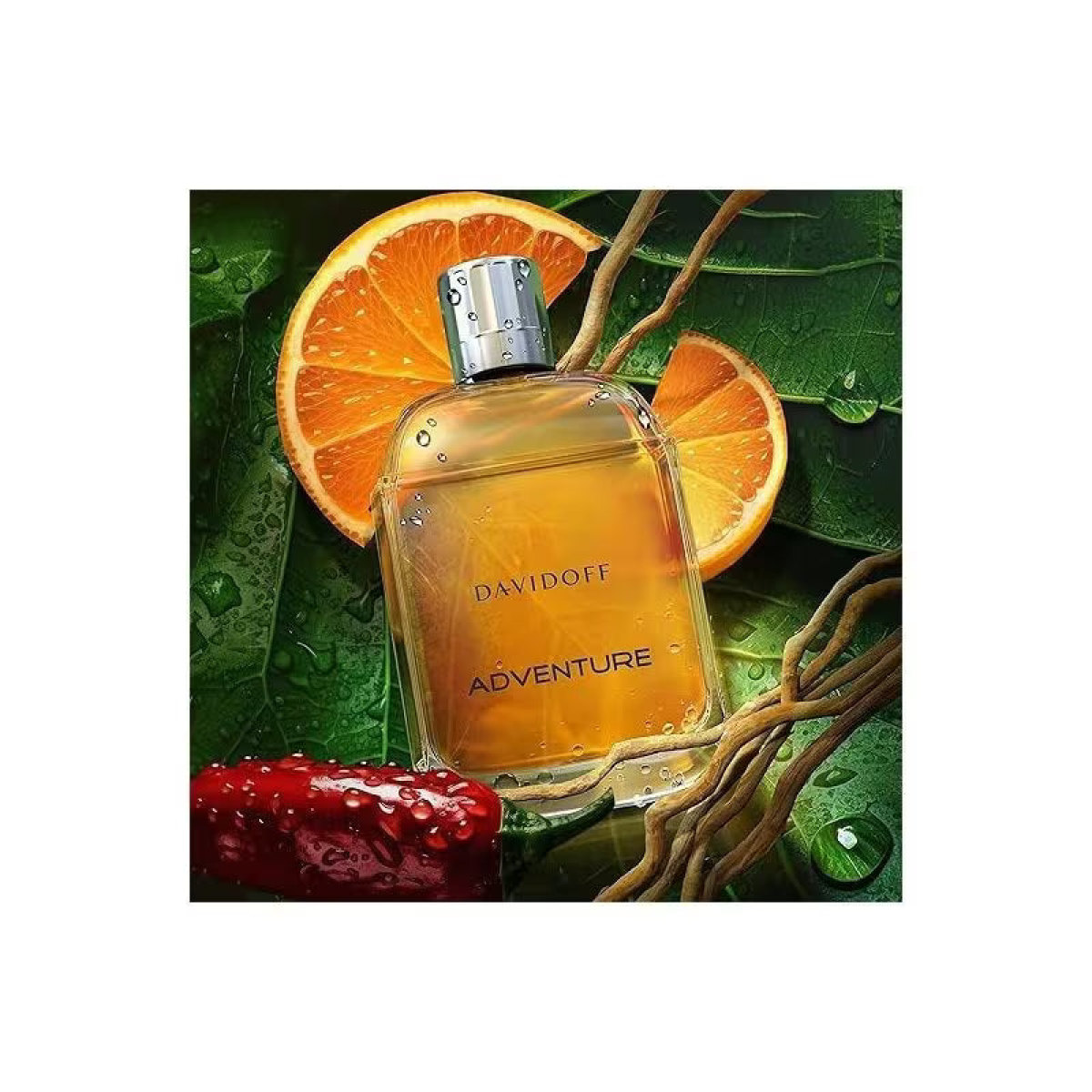 Davidoff Adventure Eau de Toilette Spray 100ml – Citrus, Spice & Cedarwood Fragrance for Men
