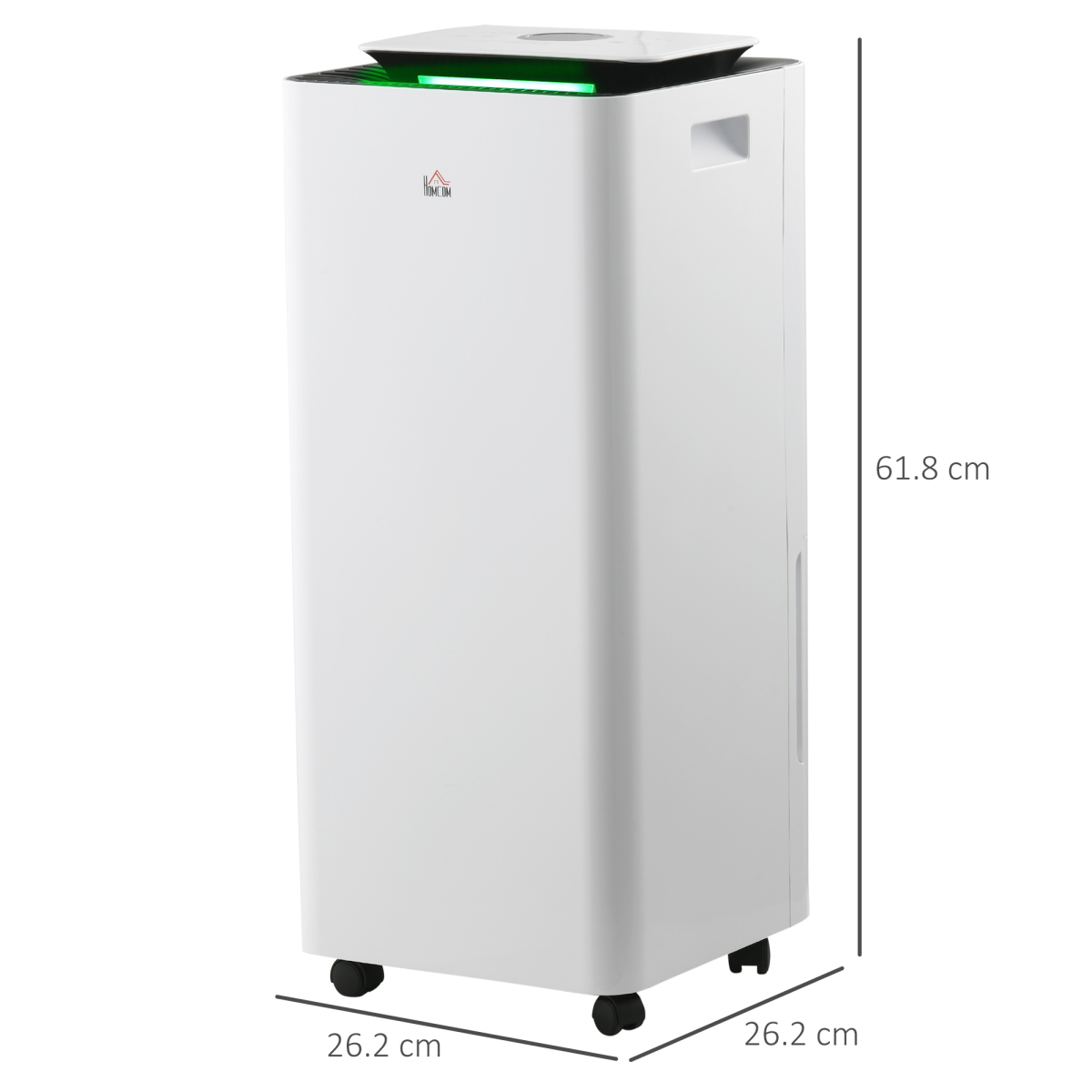 HOMCOM 16L/Day Dehumidifier with Air Purifier, Timer & 5 Modes – Quiet Damp and Mould Control