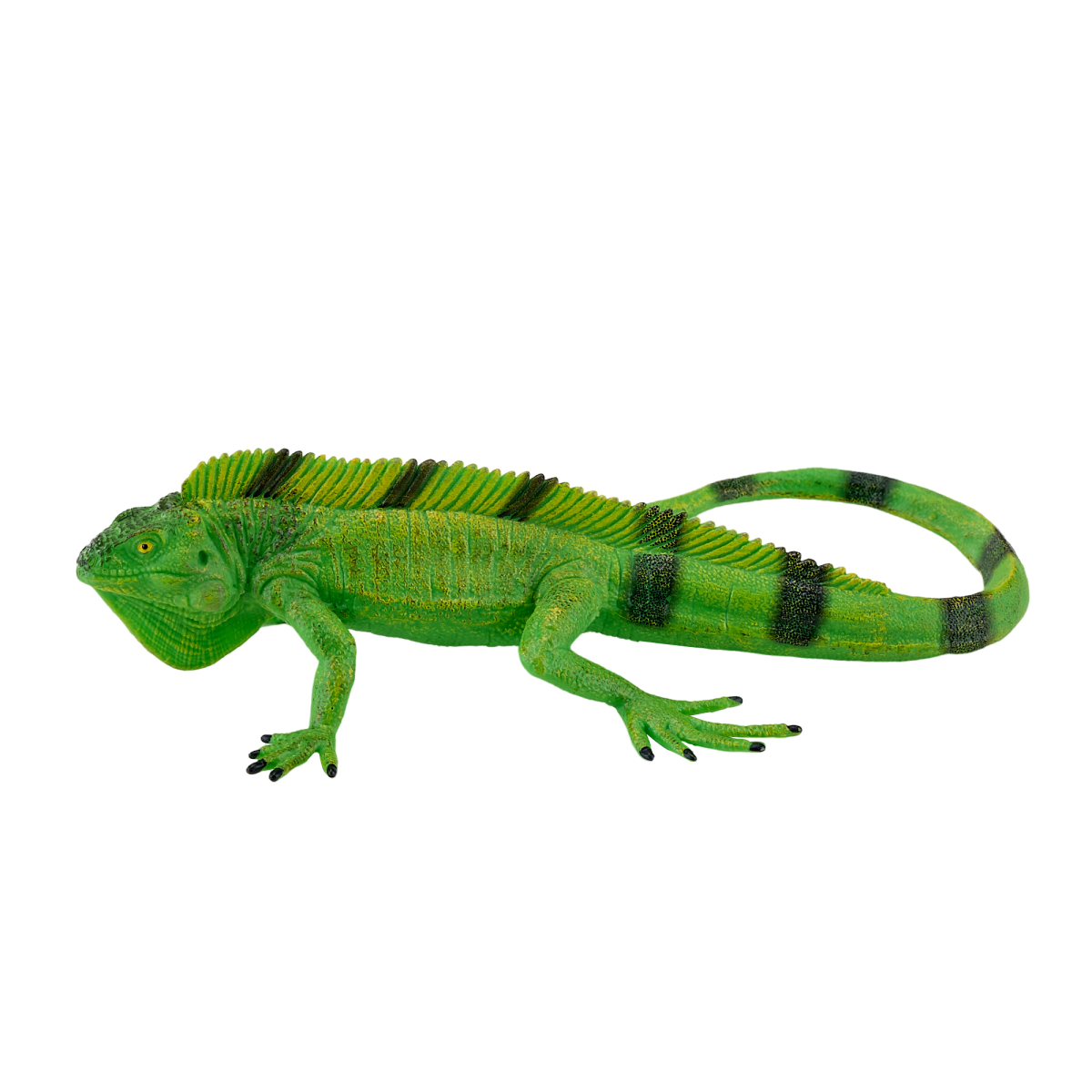 Mojo Iguana Figurine, Hand-Painted Realistic Reptile Toy