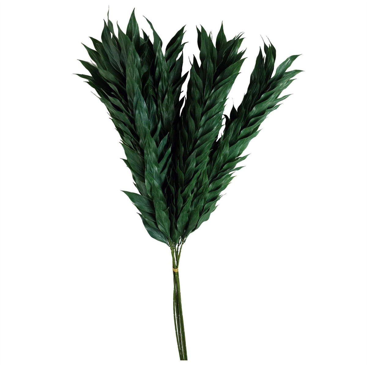 Leaf 100cm Artificial Decorative Leaf Spray with Shapable Wired Stem – Realistic Plastic Foliage Branch