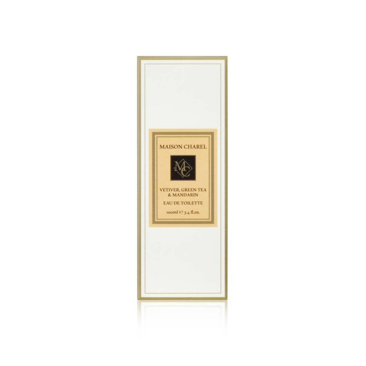 Maison Charel Vetiver, Mandarin & Green Tea Eau de Toilette 100ml – Fresh & Citrus, Woody Fragrance, Unisex