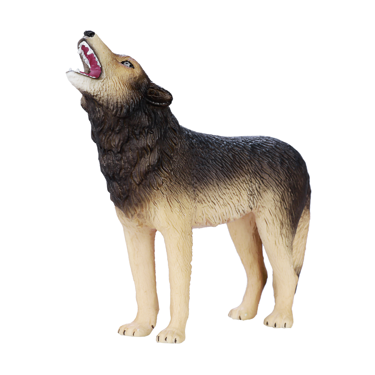 Mojo Timber Wolf Howling Figurine – Realistic Wildlife Toy