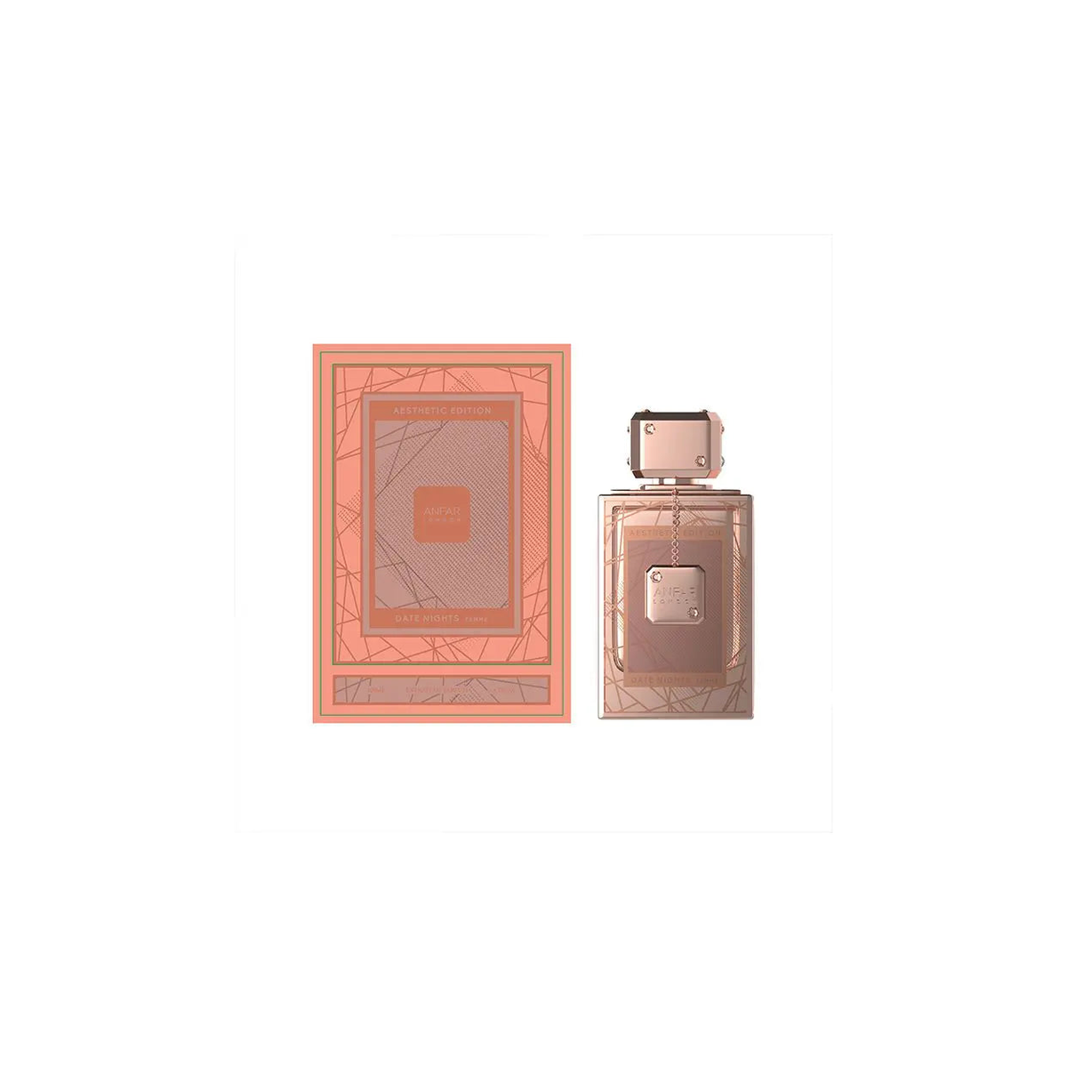 Anfar London Date Nights Pour Femme Extrait de Parfum 100ml – Mango, Vanilla and Sandalwood Women's Fragrance