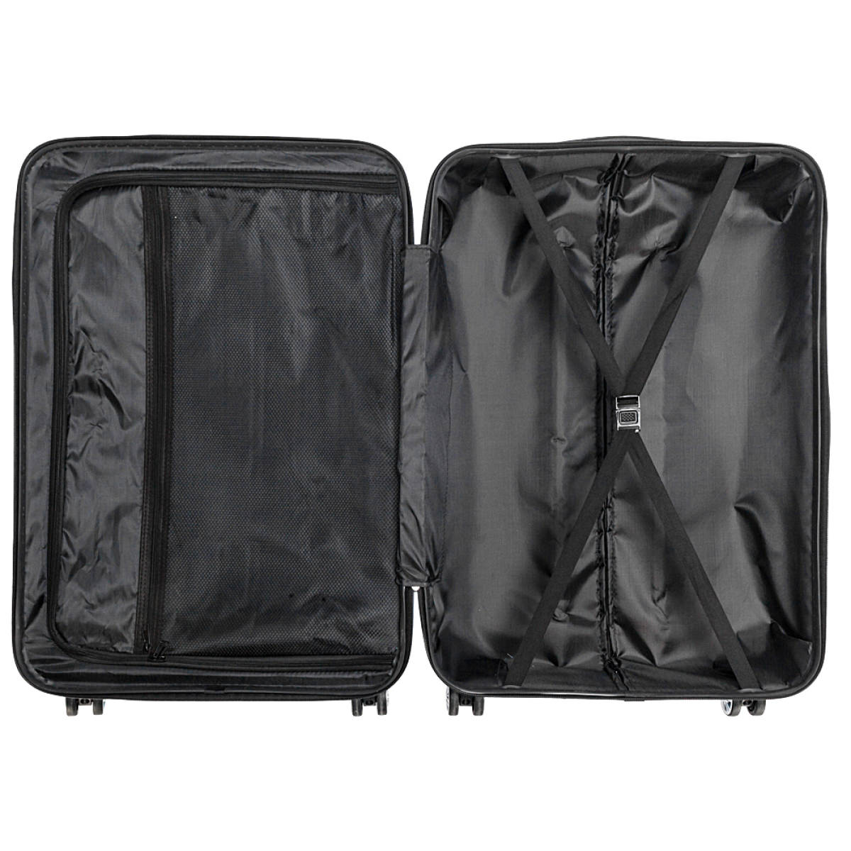 3 Piece Lightweight ABS Spinner Luggage Set with Carry-On Case – Hard Shell Travel Suitcases