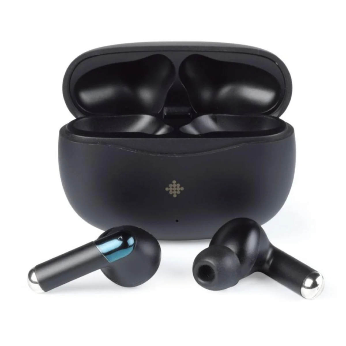 Intempo Aria Primo Wireless Earphones with Active Noise Cancelling, Bluetooth & Charging Case – Black