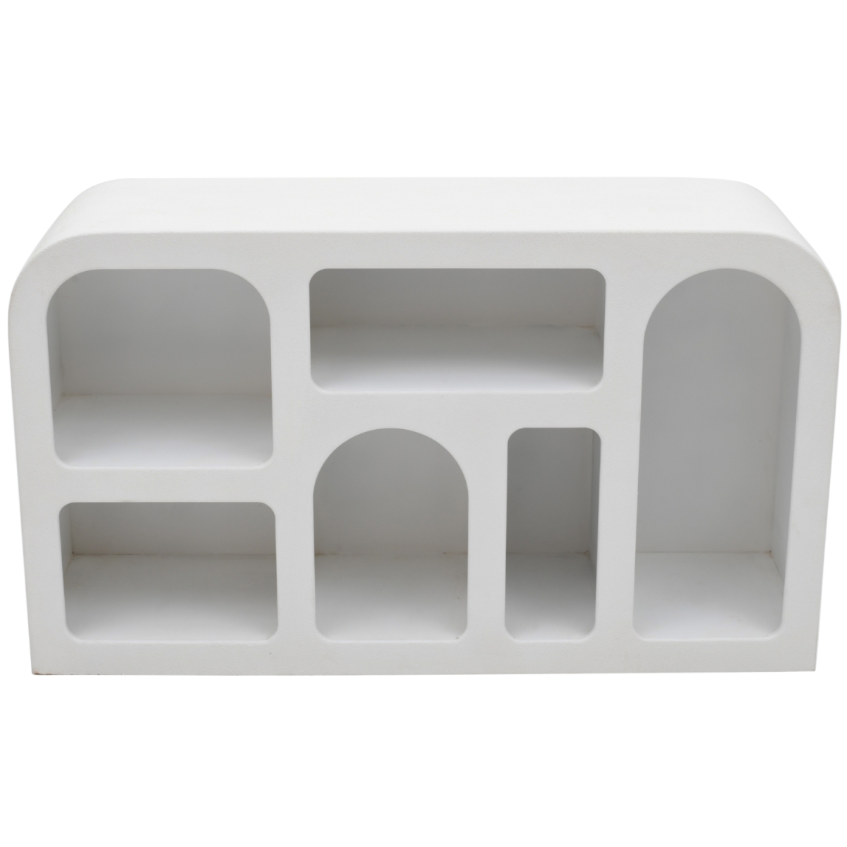 GEO Geometric Medium Sideboard – Display Cabinet & Bookshelf with Open and Enclosed Storage