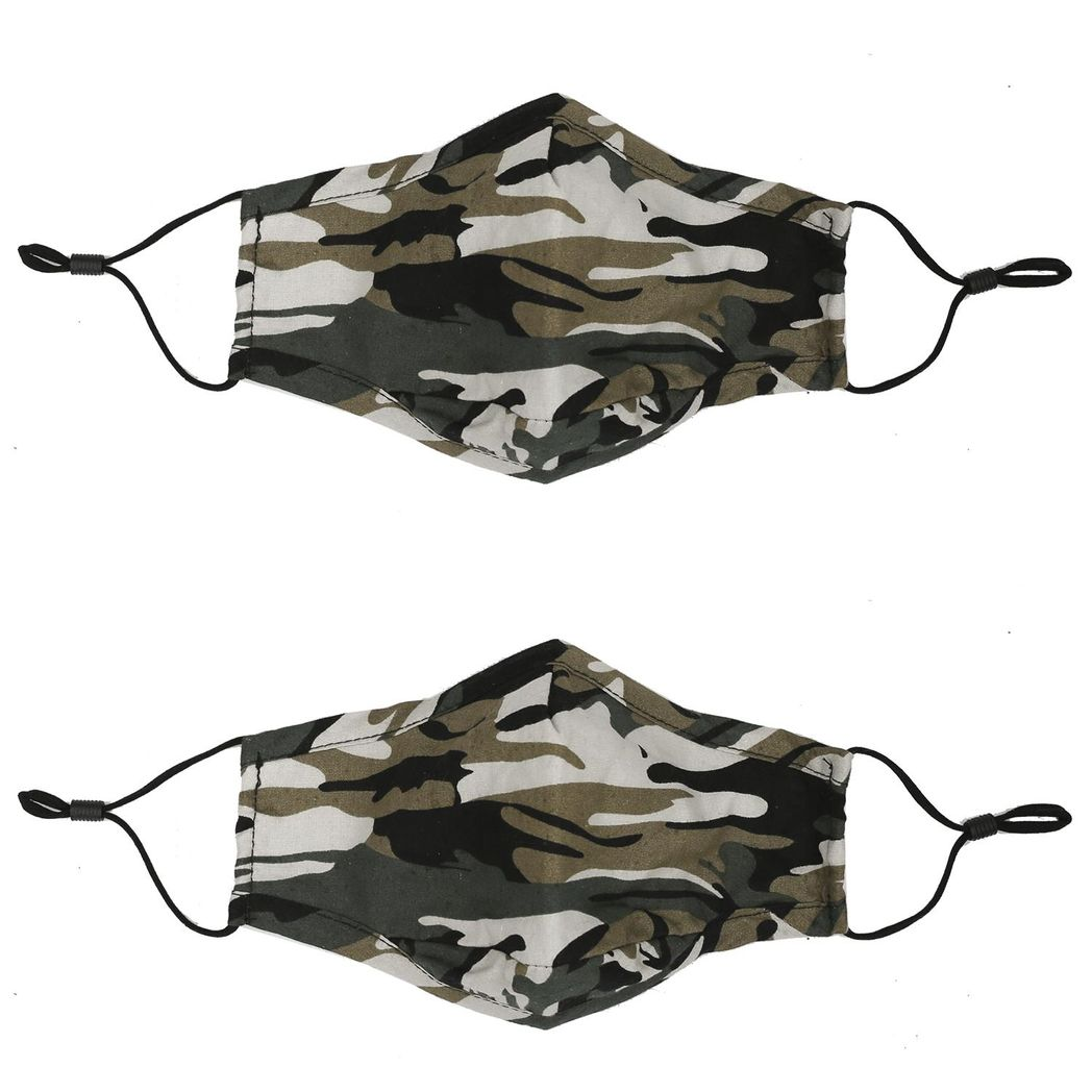 Termin8 Kids Camouflage Face Mask – Soft, Breathable Reusable Mask for Ages 6 to 12, Green