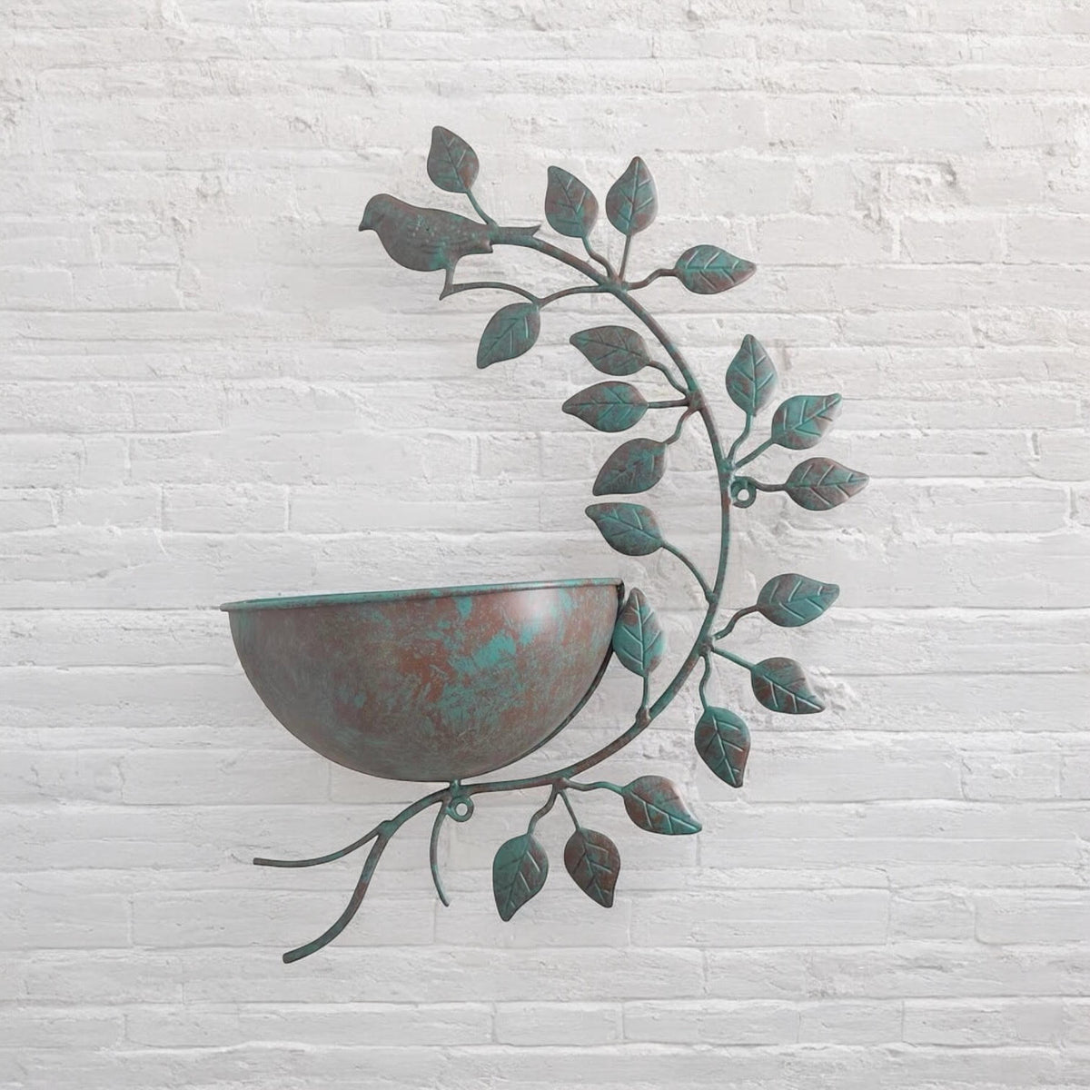 42cm Rust-Resistant Metal Garden Planter