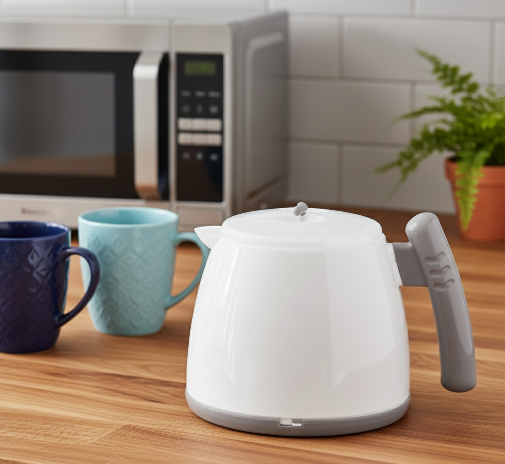 Avilo Microwave Jug – For Hot Drinks, Instant Oatmeal and Heating Soup