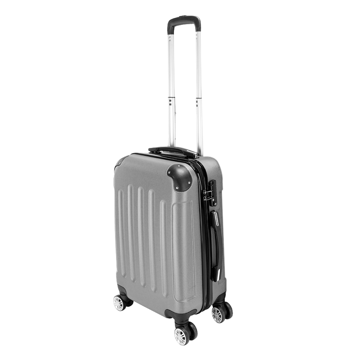 3 Piece Lightweight ABS Spinner Luggage Set with Carry-On Case – Hard Shell Travel Suitcases