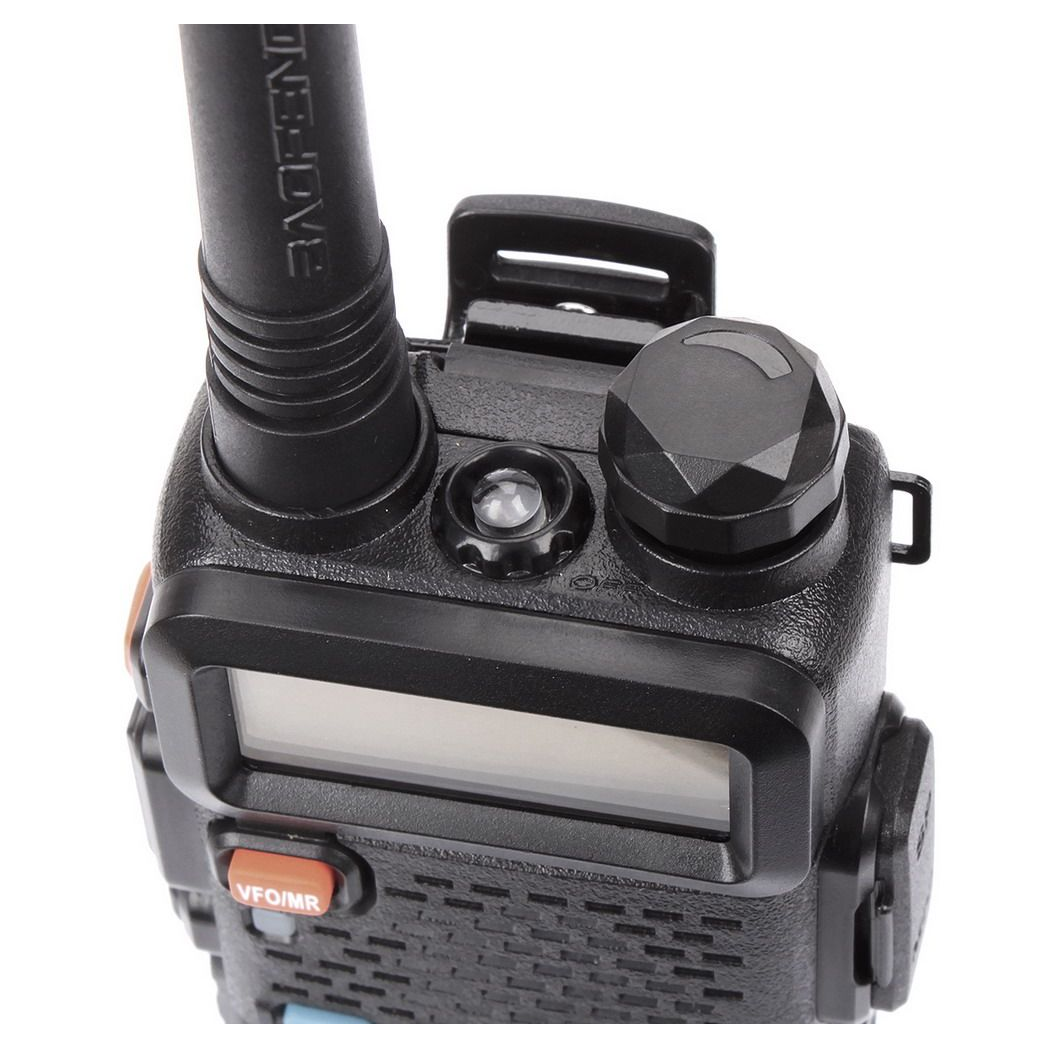 Baofeng UV-5R Two-Way Radio Walkie-Talkie – Dual Band VHF/UHF, 128 Channels, FM Radio, Black