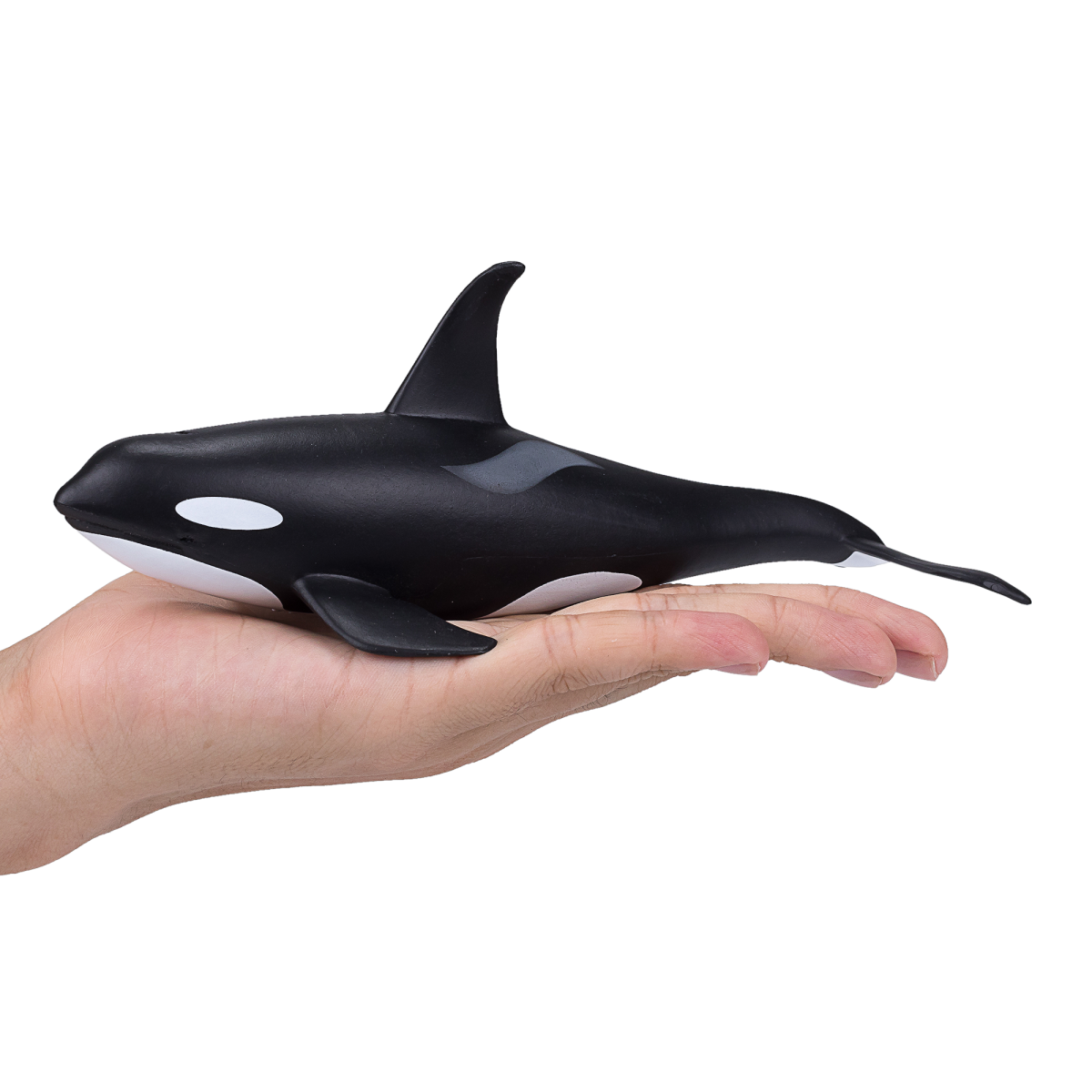 Mojo Male Orca Figurine – Realistic Killer Whale Marine Toy