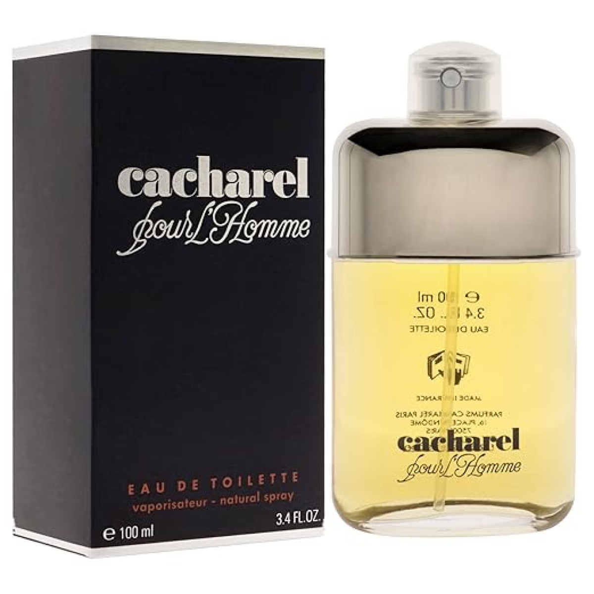Cacharel Pour L`Homme Eau de Toilette Spray 100ml β Spicy, Woody Fragrance for Men