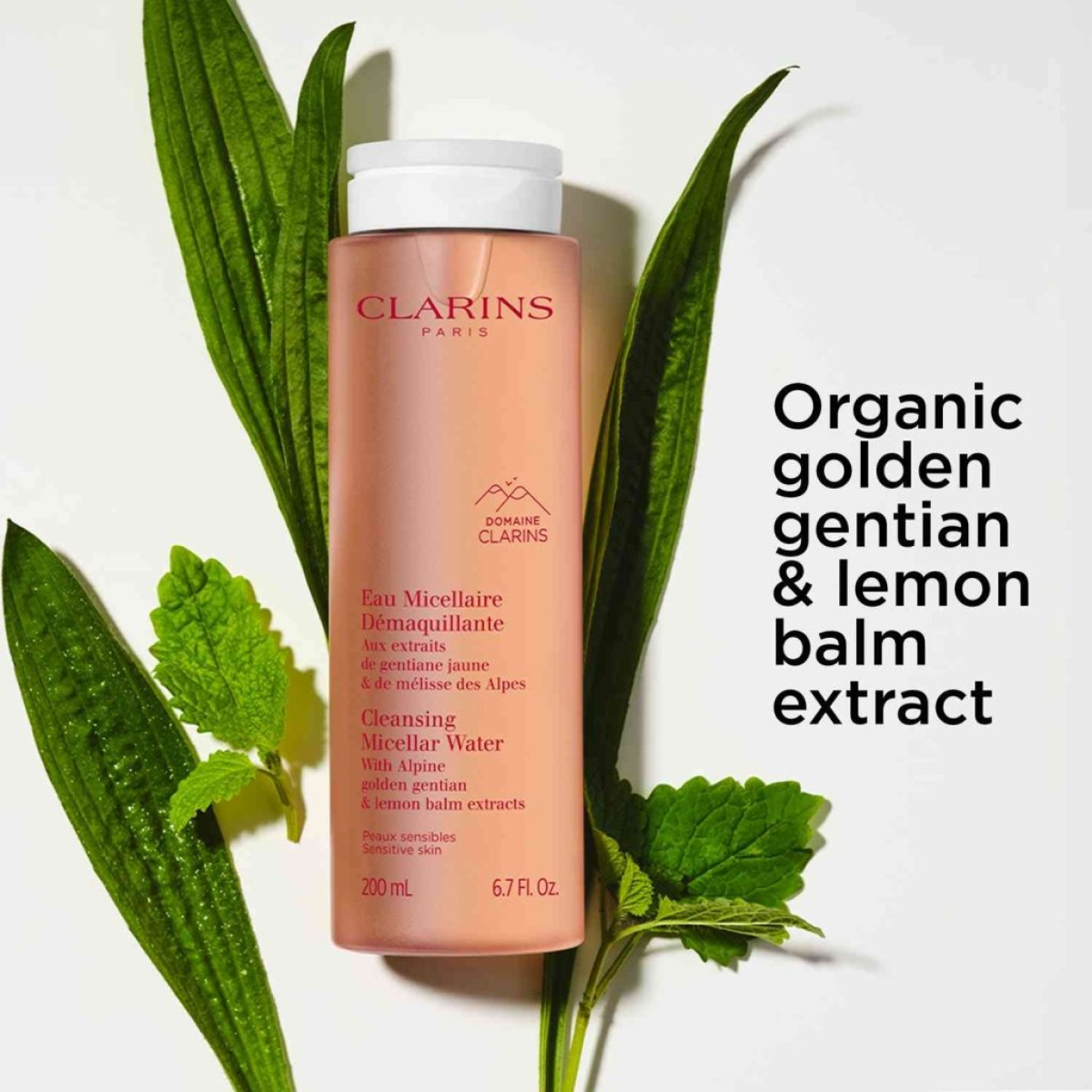 Clarins Cleansing Micellar Water 200ml – Gentle Makeup Remover for All Skin Types, Including Sensitive